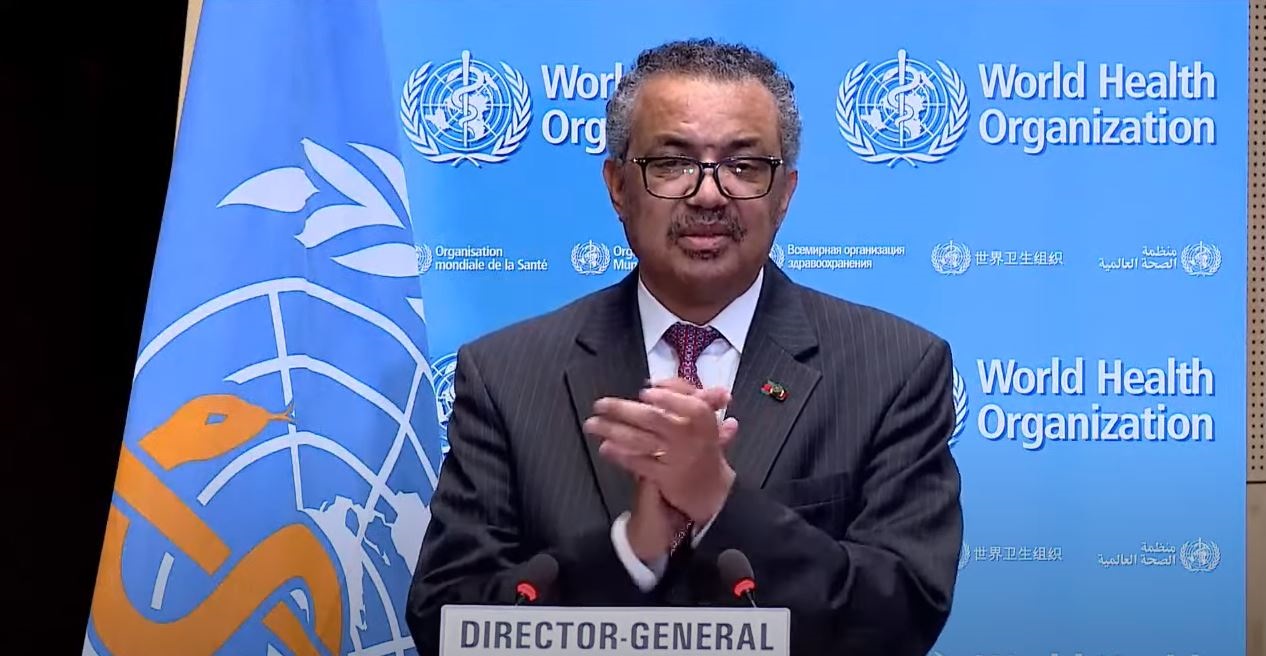 स्वास्थ्यकर्मीको सम्मानमा डब्लुएचओ प्रमुखले सभामै बजाए ताली