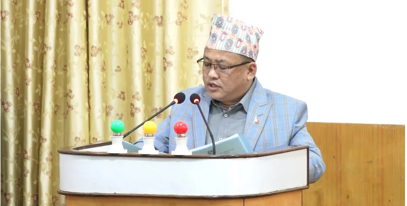 प्रदेश–१ सभामा बजेटको सिद्धान्त र प्राथमिकता पेश