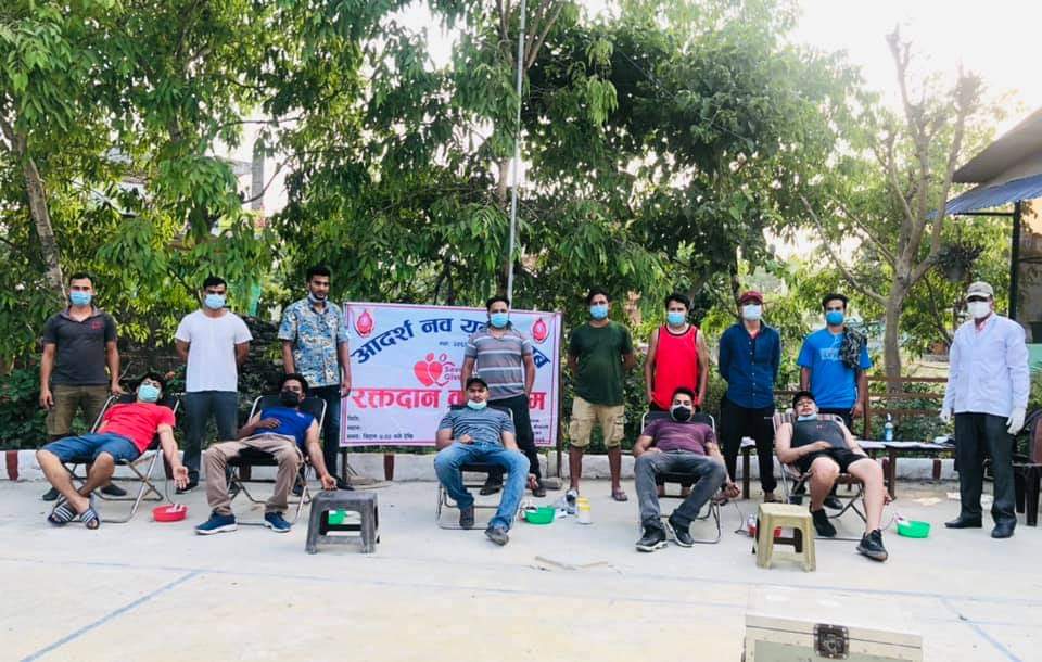 धनगढीमा २५२ पिन्ट रगत संकलन