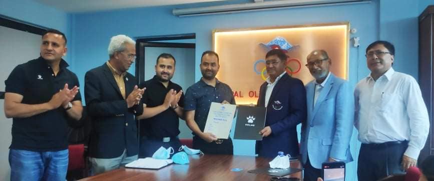 टोक्यो ओलम्पिकमा सहभागी खेलाडी र प्रशिक्षकलाई केल्मीले ड्रेस दिने