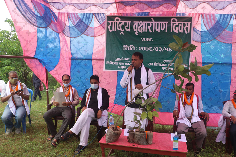 मुख्यमन्त्री राउतले गरे प्रदेश हरित अभियानको शुभारम्भ