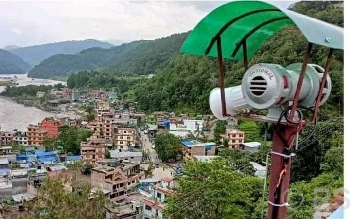 सिन्धुपाल्चोकमा जोडियो बाढीको सूचना दिने साइरन