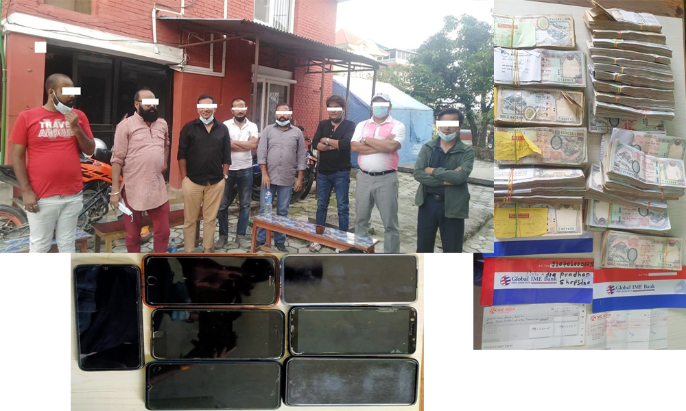 युरोकप र कोपा अमेरिका फुटबलमा सट्टेबाजी गर्ने व्यक्तिहरु नगदसहित पक्राउ