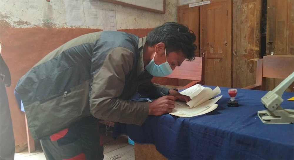 वडाध्यक्षविरुद्ध जातीय विभेदको मुद्दा दर्ता