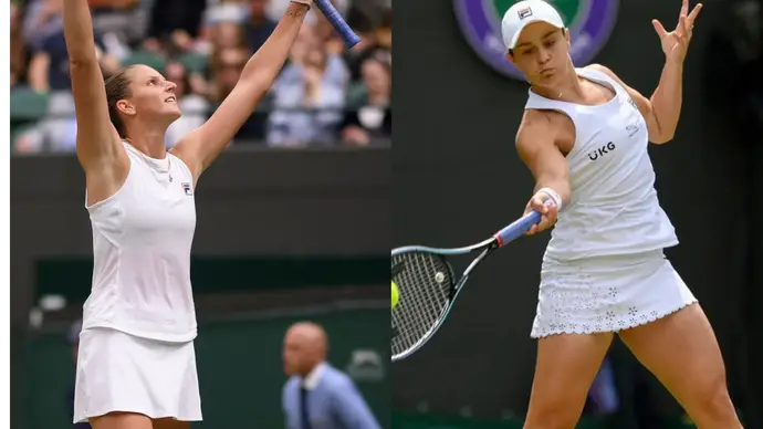 विम्बल्डन महिला सिंगल्स फाइनलमा आज बार्टी र पलिस्कोभा भिड्दै