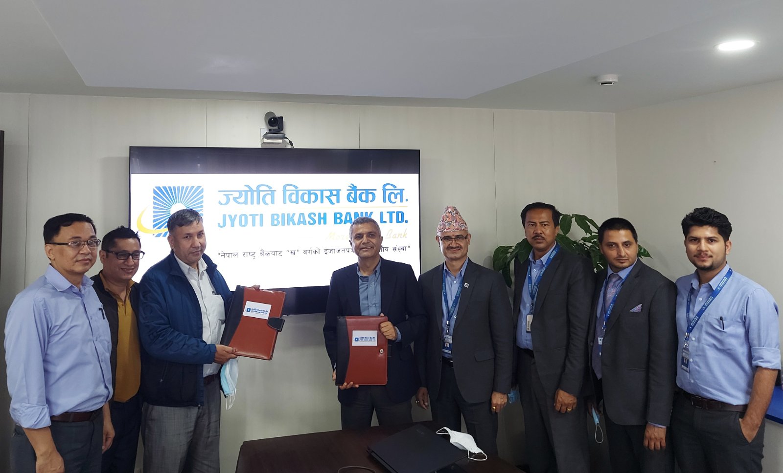 ज्योति विकास बैंक र नेपाल फर्निचर तथा फर्निसिङ उद्यमी महासंघबीच सम्झौता