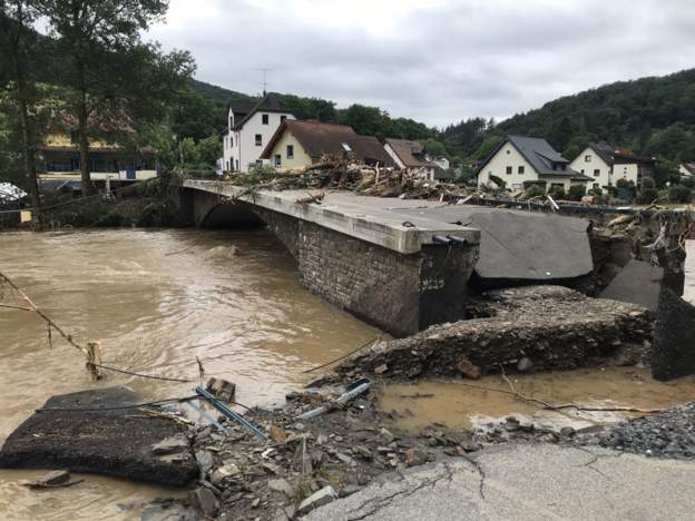 पश्चिम युरोप बाढी : मृतक संख्या १२० पुग्यो, १३ सय भन्दा बढी बेपत्ता