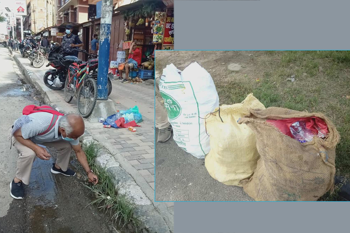ओली निकट युथफोर्सले गरेको फोहोर डा गोविन्द केसीले उठाए