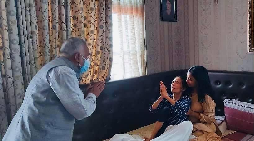पौडेलद्वारा दाहाल पत्नी सीताको स्वास्थ्य अवस्थाबारे जानकारी