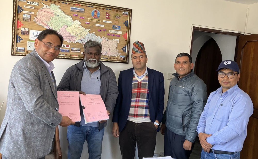 तल्लो सेतीको अनुसन्धनात्मक अडिट सुरुङका लागि सम्झौता