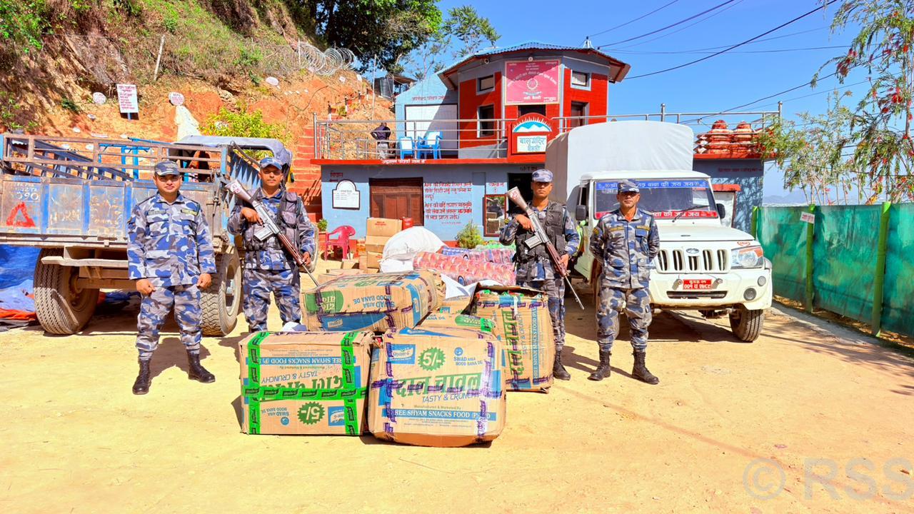 बैतडीमा २१ लाखभन्दा बढी भन्सार छलीका सामान बरामद