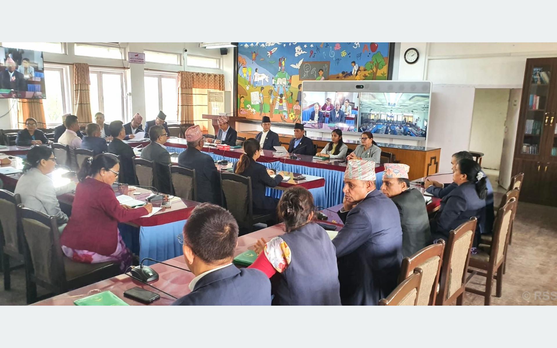 सभामुख र संसदीय समिति सभापतिबीच छलफल