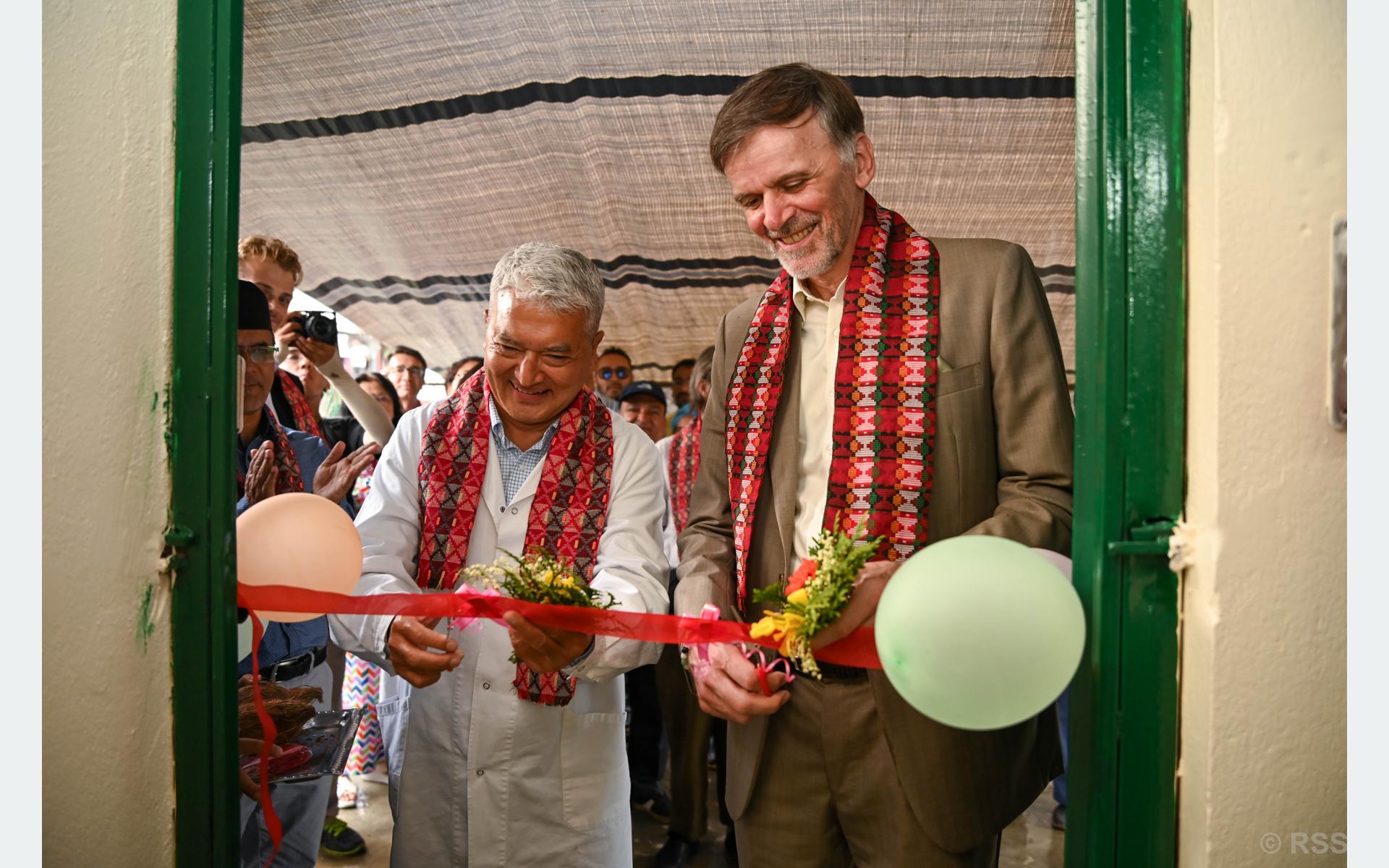 जर्मन सहयोगमा धुलिखेलमा स्वास्थ्य, खानेपानी र सौर्य ऊर्जा परियोजना शुभारम्भ
