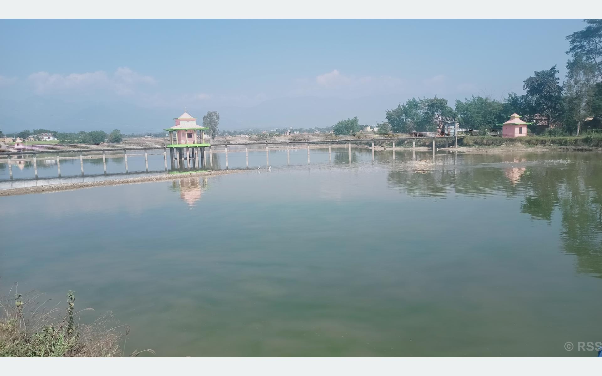 प्रचारप्रसार नहुँदा ओझेलमा गौरीगाउँ ताल
