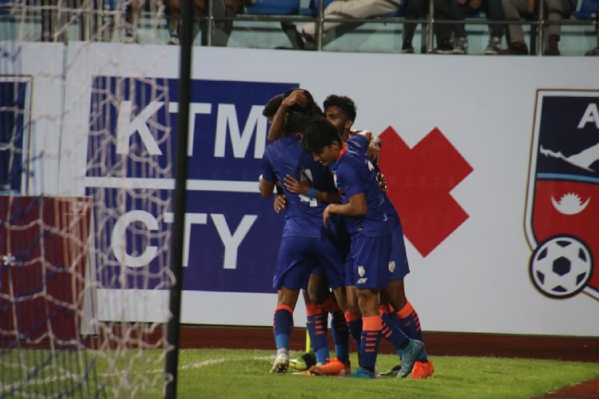 नेपालविरुद्ध भारतले गर्‍यो गोल