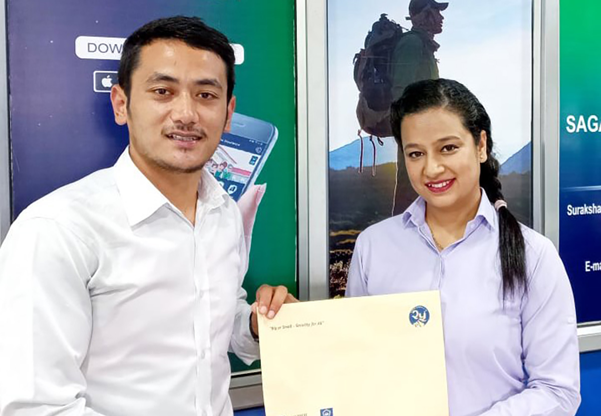 एमयुएफसी विजयचोक युवा क्लब र सगरमाथा इन्स्योरेन्सबीच साझेदारी