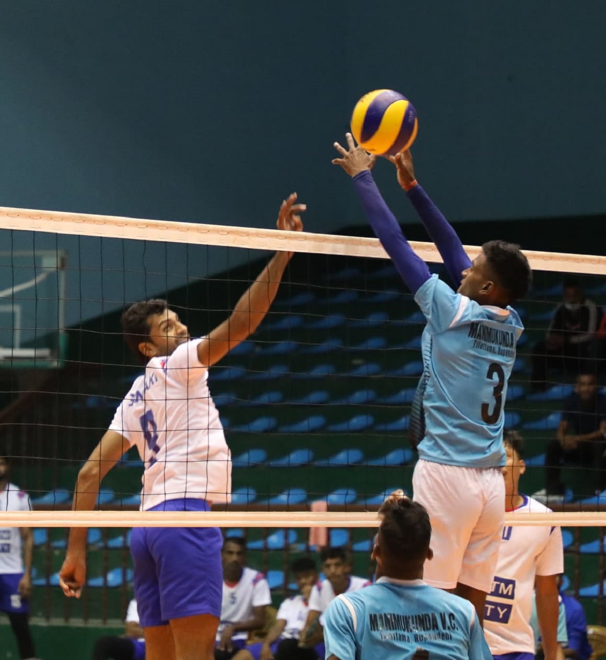 भलिबल च्याम्पियनसिपमा आज ६ खेल, यी टिमले गर्दैछन् प्रतिस्पर्धा