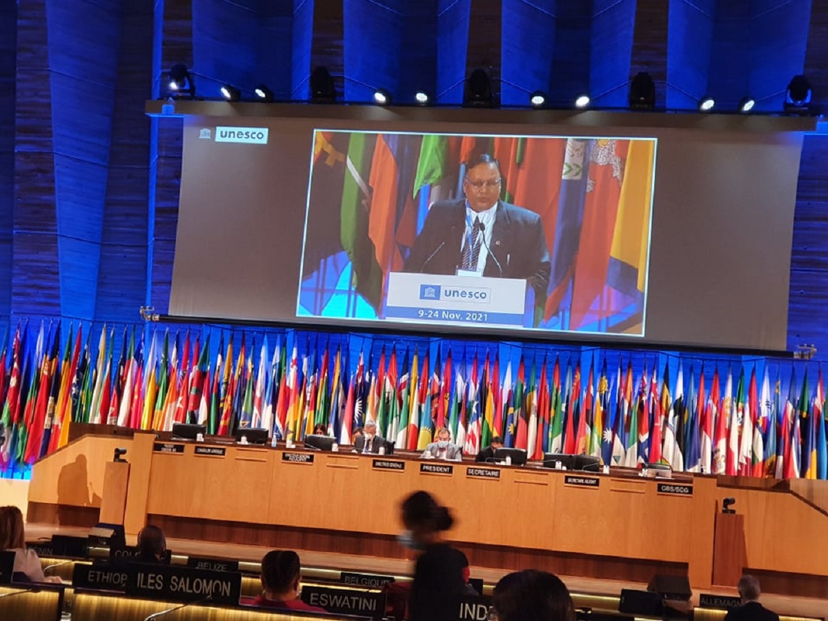 युनेस्को महासभामा शिक्षामन्त्रीको सम्बोधन : महामारीमा पनि शैक्षिक निरन्तरता