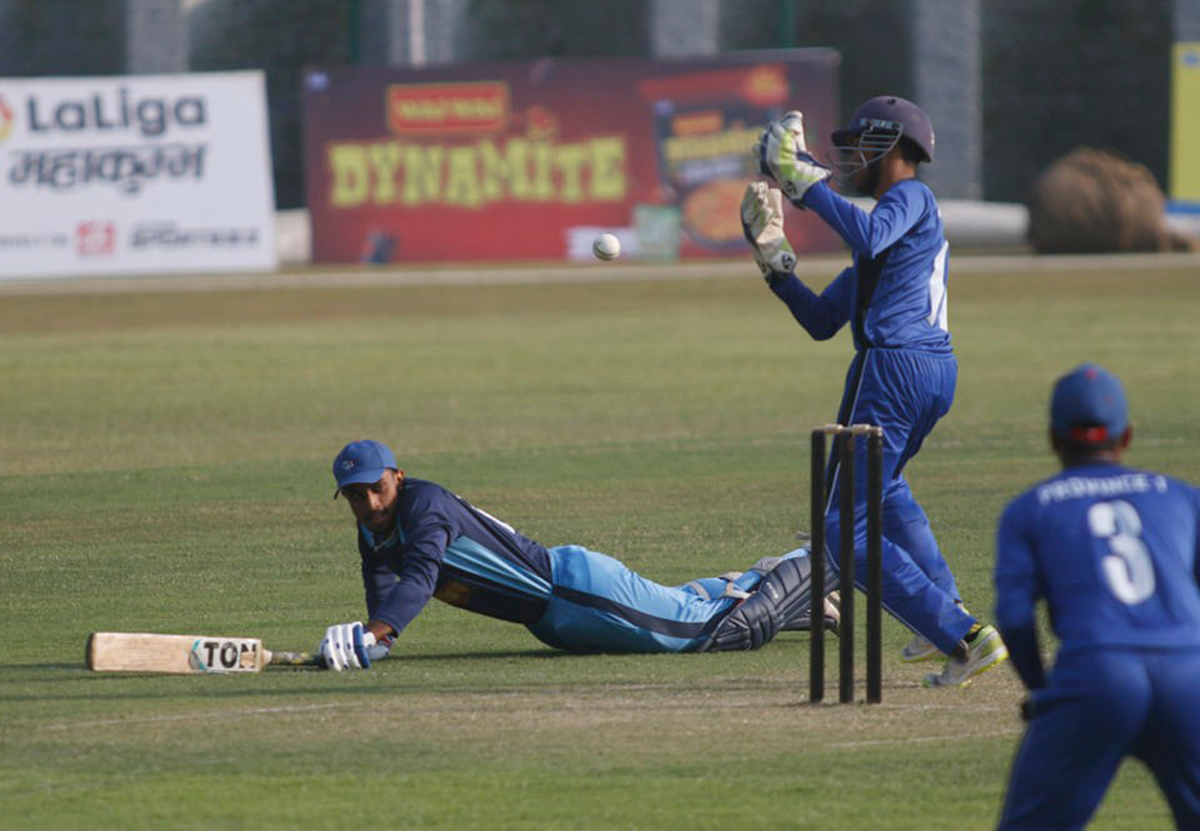 यू–१९ राष्ट्रिय क्रिकेटमा प्रदेश १ र लुम्बिनीको जित