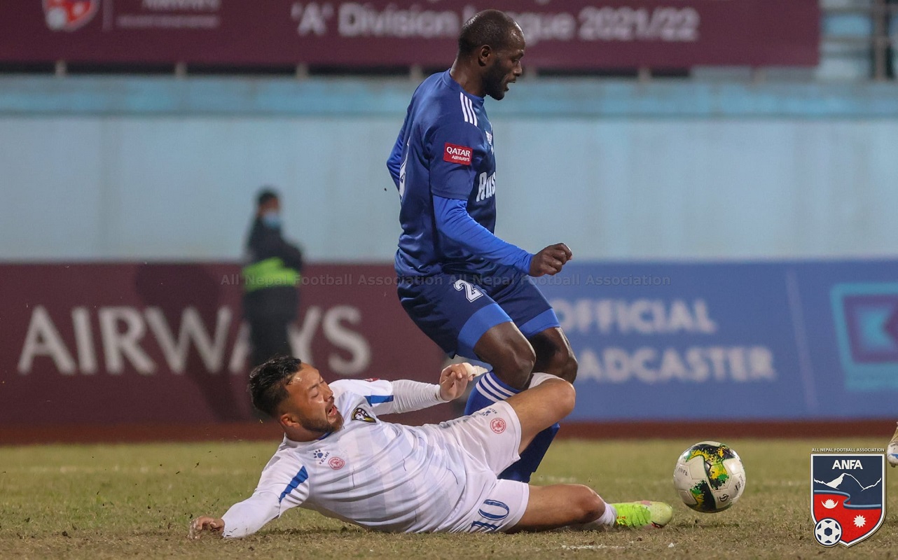 ए डिभिजन लिगमा थ्रीस्टार र एनआरटीको बराबरी