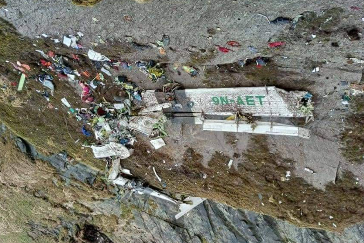 तारा एयर दुर्घटना : सेना र स्थानीयको टोलीले थाल्यो उद्धार