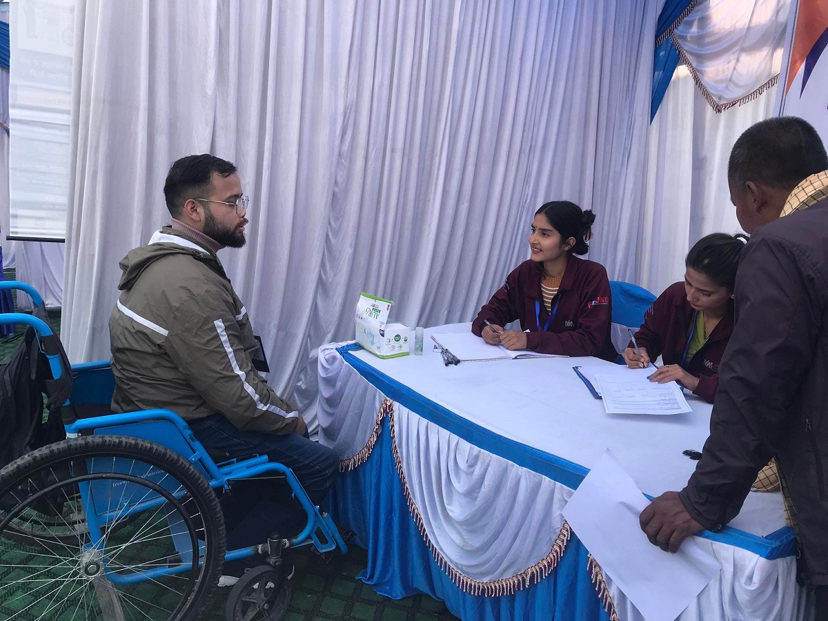 रोजगार मेलामा तीन सय २२ जना अपाङ्गता भएका व्यक्तिको आवेदन