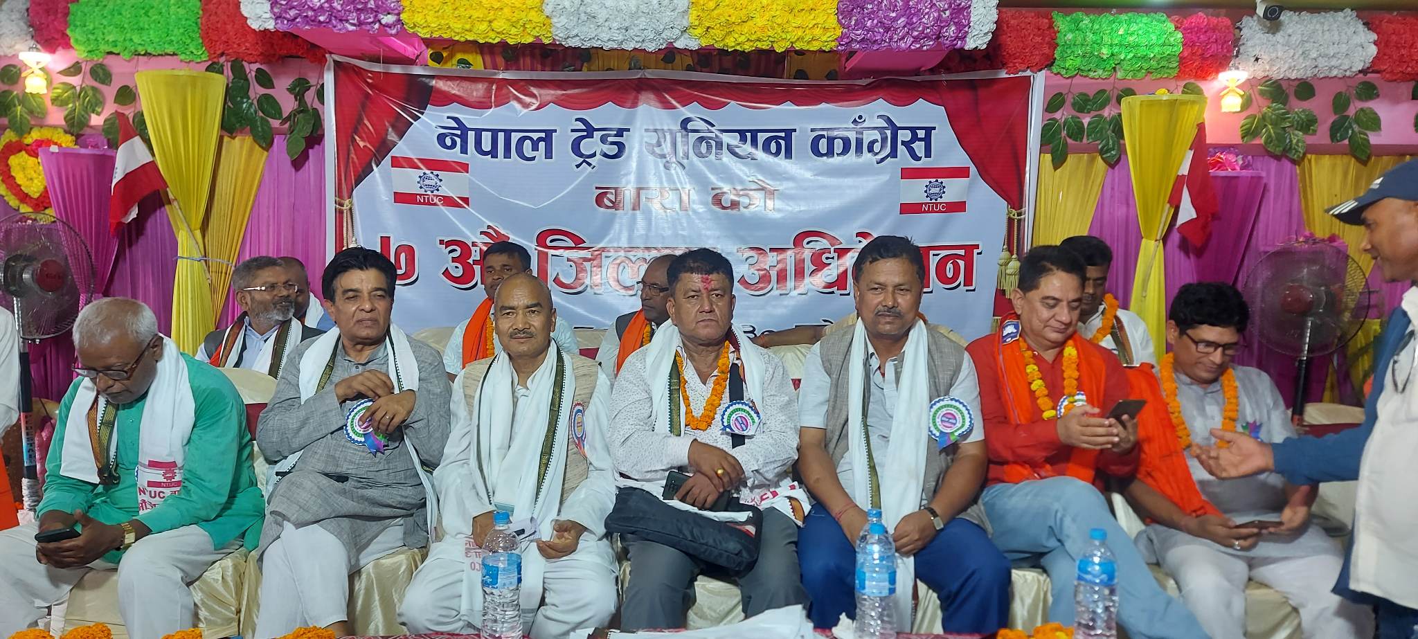 नेपाल ट्रेड युनियन कांग्रेस बाराको अध्यक्ष पदमा पुन: शर्मा