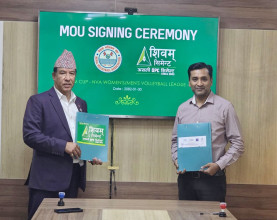 प्रधानमन्त्री कप भलिबल प्रतियोगितामा 'स्ट्रेन्थ पार्टनर'को रूपमा शिवम् सिमेन्ट