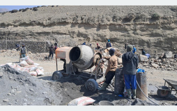 कोरलानाका जोड्ने कागबेनी-छुसाङ सडक स्तरोन्नति गरिँदै