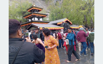 मुक्तिनाथमा दर्शनार्थी खचाखच