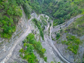 अदिभारा-टाक्से-रुम सडक छ वर्षपछि सञ्चालन