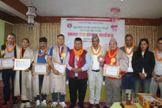दश ओलम्पियन खेलाडी सम्मानित