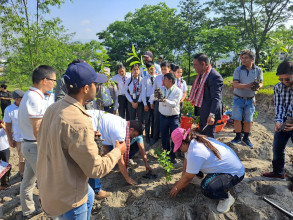 विश्व वातावरण दिवसमा बीवाइडीले रोप्यो १५ सय बिरुवा