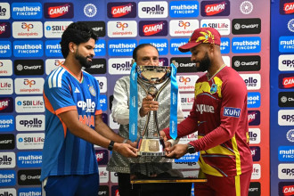 वर्षाले भारत र वेस्ट इन्डिजबीचको पाँचौं टी-२० रद्ध, सिरिज बराबरीमा टुंगियो
