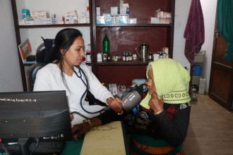 म्याग्दीको मंगलाघाटमा सामुदायिक स्वास्थ्य केन्द्रको भाडा तिर्न बजेट अभाव