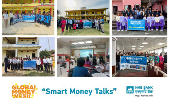 एनएमबि बैंकद्वारा 'ग्लोबल मनी विक २०२६'अन्तर्गत वित्तीय साक्षरता कार्यक्रम सम्पन्न