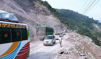 मुग्लिन–मलेखु सडक थप तीन दिन राती बन्द गरिने