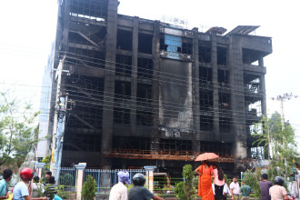 भाटभटेनीमा जलेको अवस्थामा शव फेला