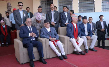 एमाले मुख्यालयमा प्रधानमन्त्रीले भने - संक्रमणकालीन न्यायका विषयमा प्रमुख दलबीच समझदारी छ 