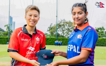 महिला क्रिकेट : नेपालद्वारा हङकङलाई जितको लागि ५७ रनको लक्ष्य