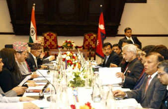 चार सम्झौतामा हस्ताक्षर गर्दै नेपाल-भारत संयुक्त आयोगको बैठक सम्पन्न