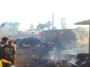 नेपालगञ्जस्थित प्लाइ उद्योगमा आगलागी, पाँच करोडको क्षति