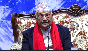 नेपालमा नेपाली सरकार हुनुपर्दछ, विदेशीको सरकार होइन : ओली