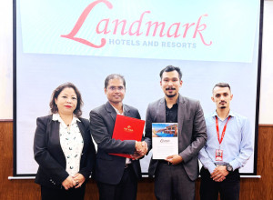 एनआईसी एशिया बैंकका ग्राहकलाई ल्याण्डमार्क होटल एण्ड रिसोर्टमा १५ प्रतिशत छुट