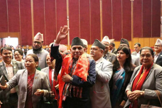 राष्ट्रिय सभाको अध्यक्षमा नारायण दाहाल निर्वाचित
