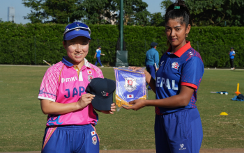महिला टी-२० : जापानविरुद्ध नेपाल ६७ रनले विजयी