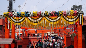 महाशिवरात्रीका लागि सिंगारिदै पशुपतिनाथ 