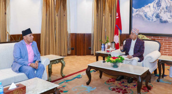 राष्ट्रपतिसँग राष्ट्रियसभाका अध्यक्षको भेट