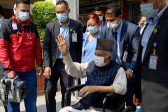 राष्ट्रपतिको उपचारमा लागेको ५५ लाख सरकारले नै बेहोर्ने