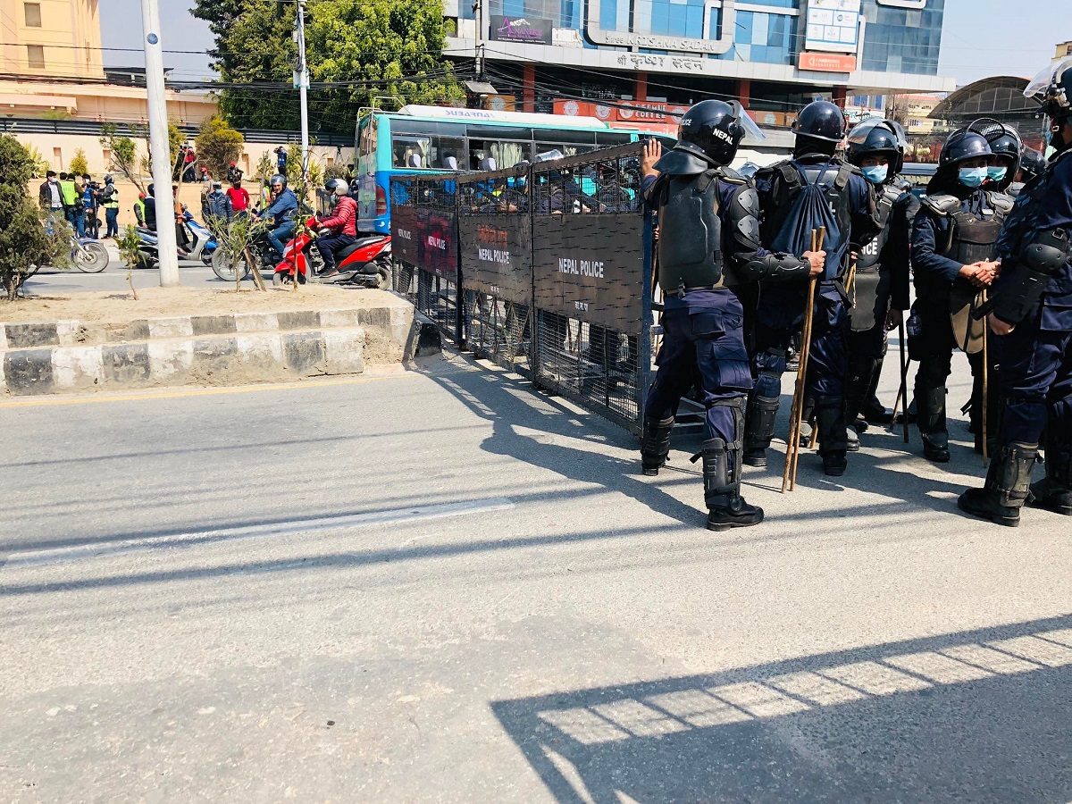 'विरोध प्रदर्शनमा बल प्रयोग नगर'